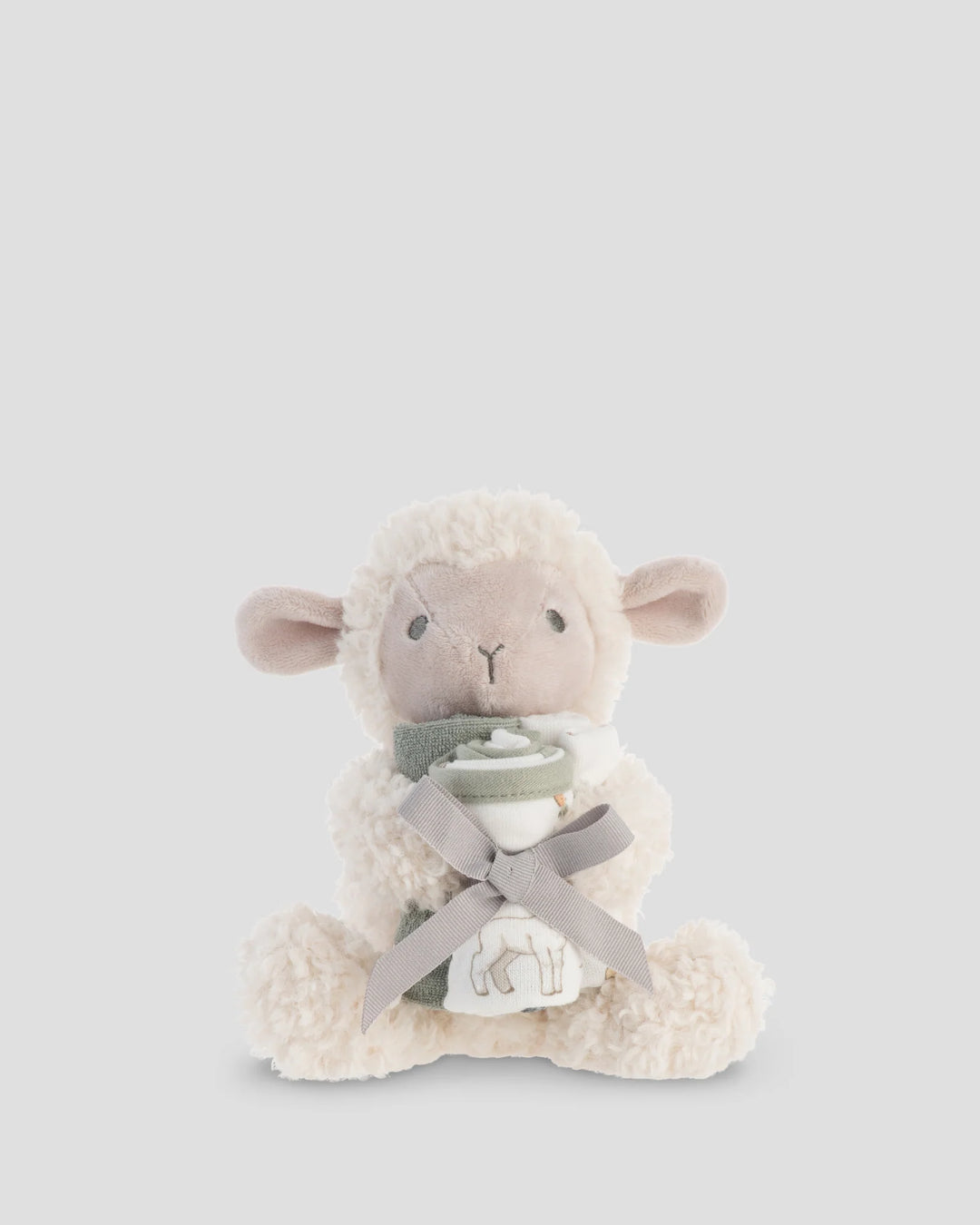 Little Linen Soft Plush Toy & Washers Gift Box - Farmyard Lamb