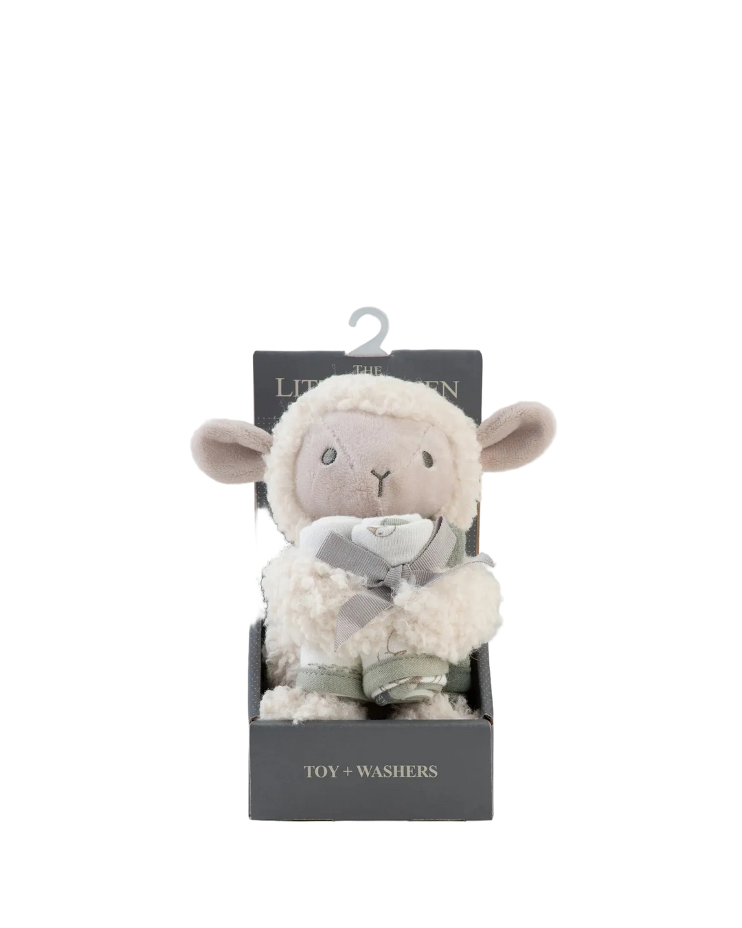 Little Linen Soft Plush Toy & Washers Gift Box - Farmyard Lamb