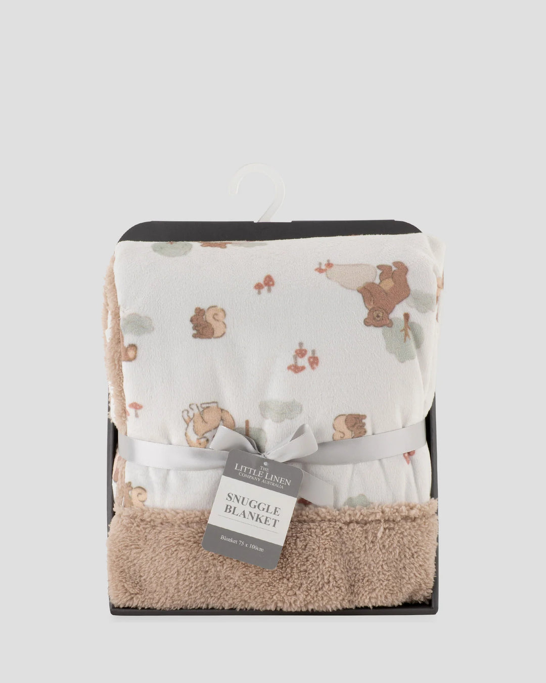 Little Linen Baby Snuggle Blanket - Bushland Bear