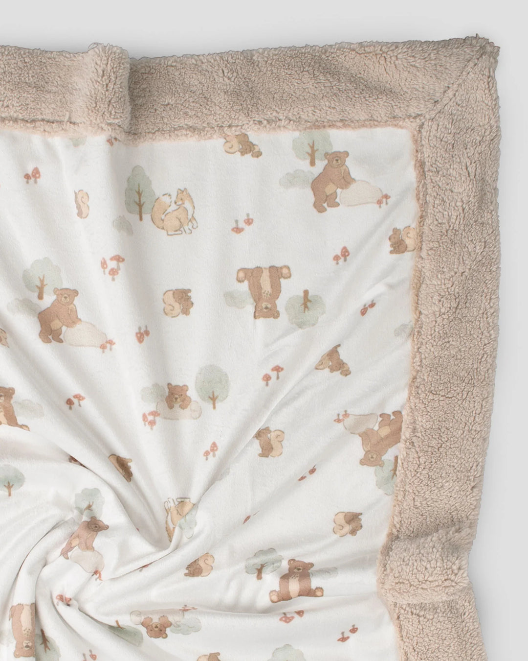Little Linen Baby Snuggle Blanket - Bushland Bear