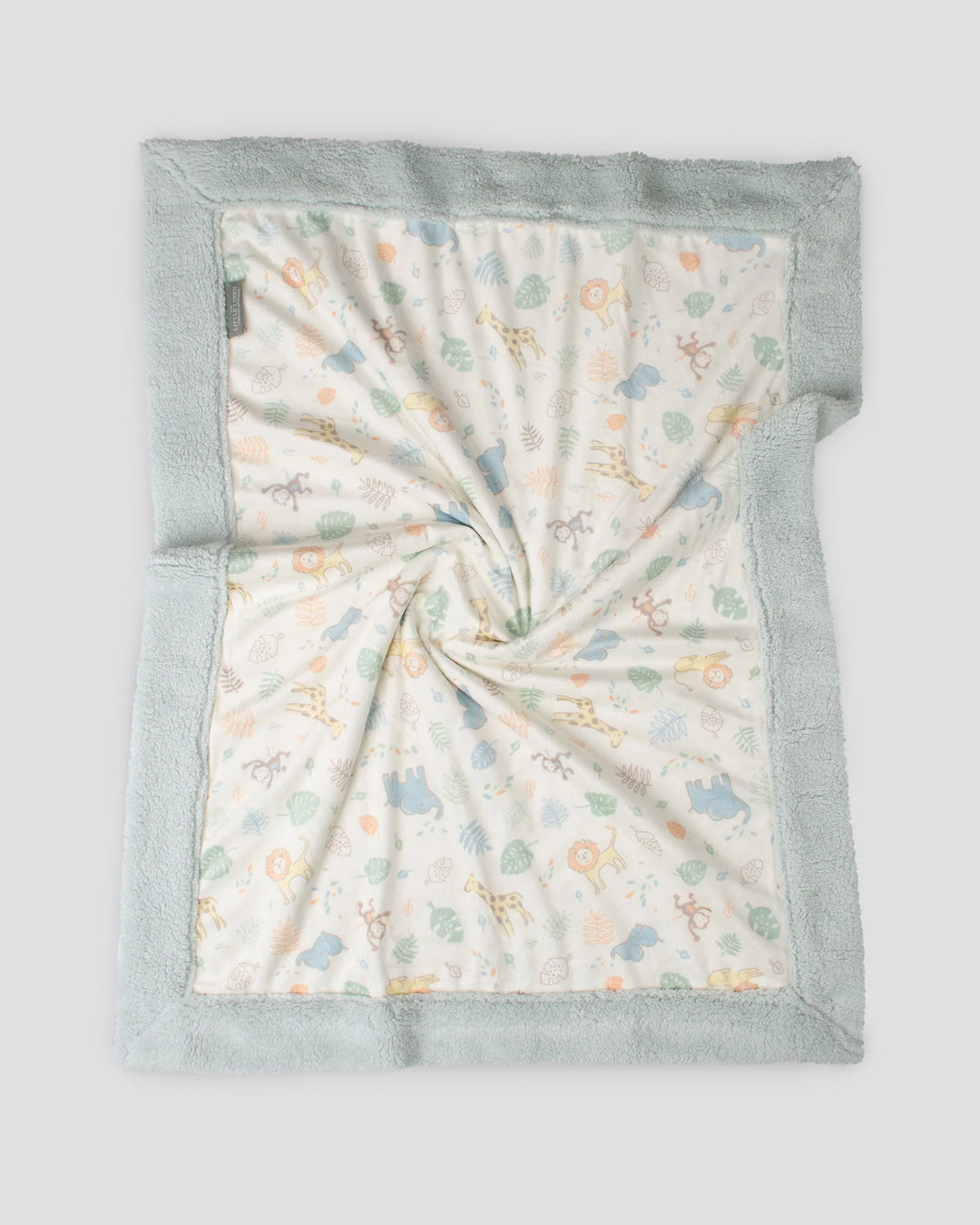 Little Linen Baby Snuggle Blanket - Savanna Giraffe