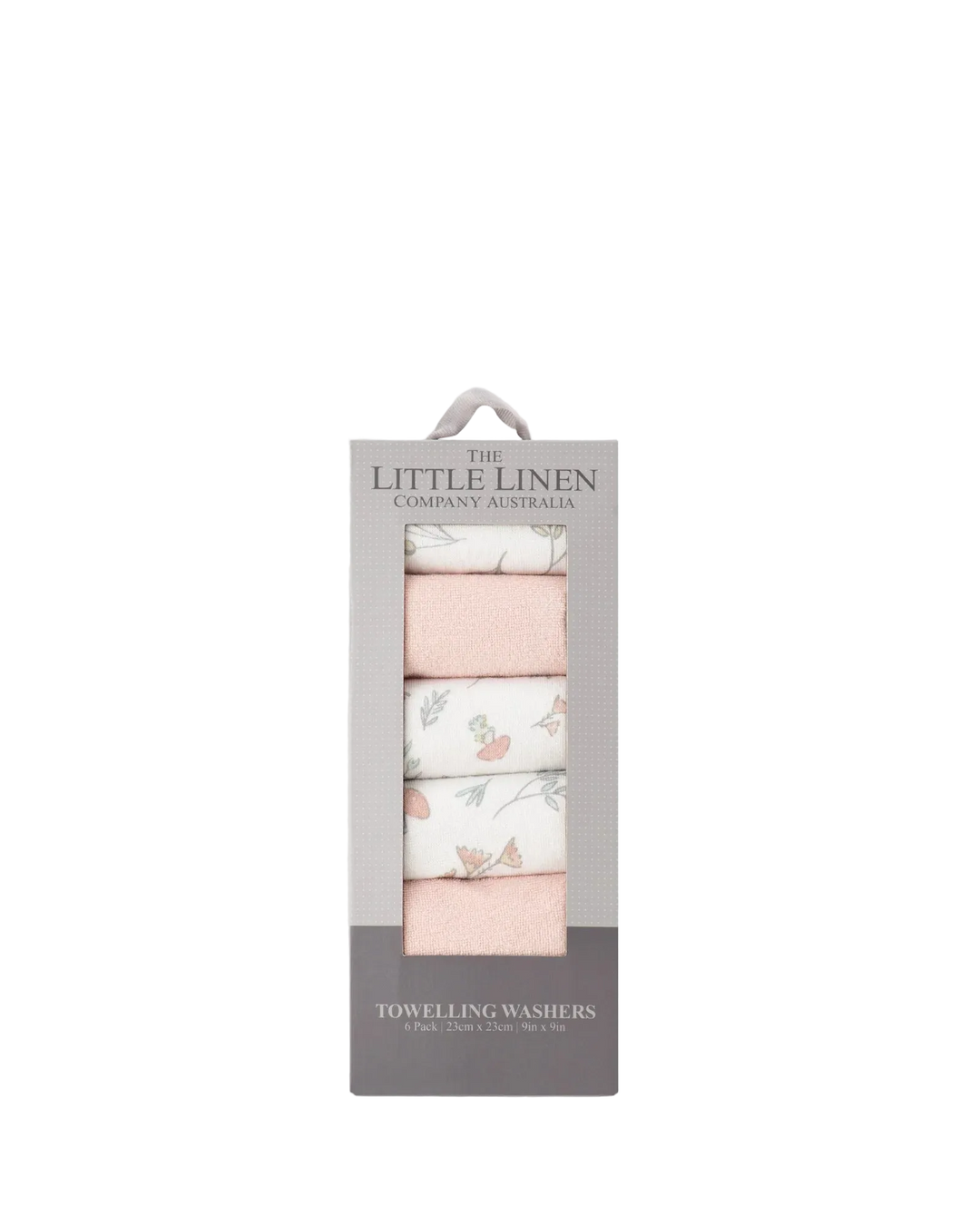 Little Linen Baby Toweling Wash Cloths 6PK - Harvest Bunny