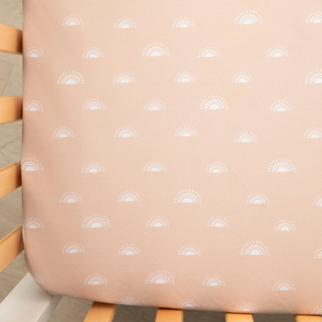 Organic Jersey Cot Fitted Sheets 2 Pack - Bohemian Bliss