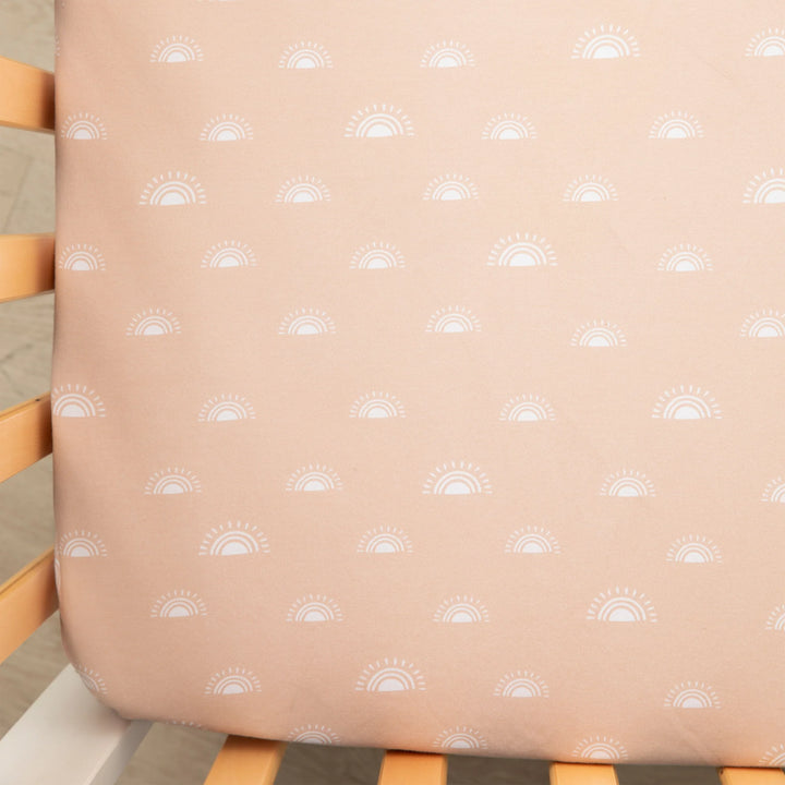 Organic Jersey Cot Fitted Sheets 2 Pack - Bohemian Bliss