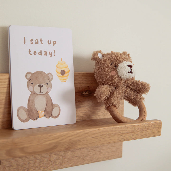 Baby Milestone Cards Set - Cuddly Bear