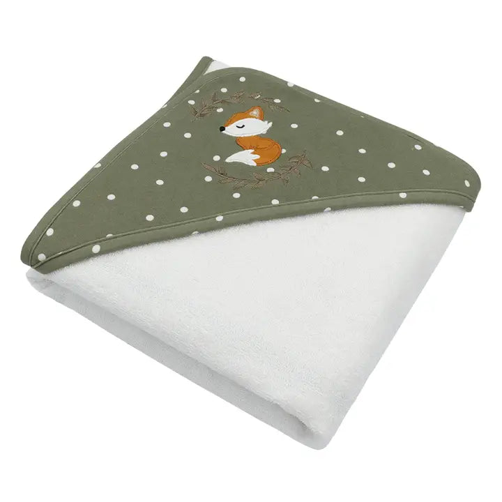 Organic Cotton Hooded Towel - Forest Retreat