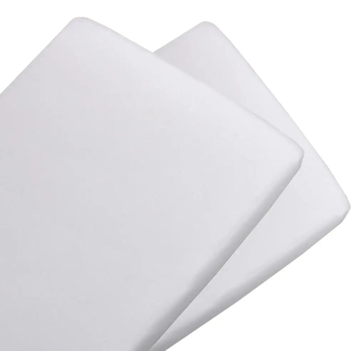 Jersey Bassinet Fitted Sheet 2-Pack - White
