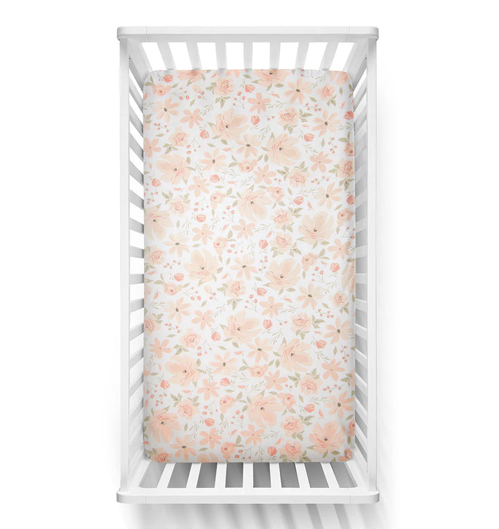 Fitted Cot Sheet - Meadow