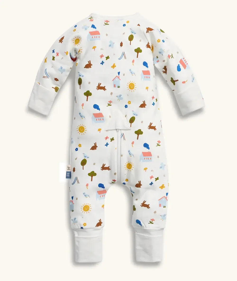 ergoPouch Layer | Long Sleeve Zip Bodysuit 1.0 TOG - Daydream