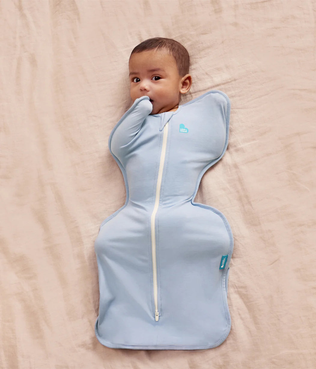 Love to Dream Swaddle Up™ Original Cotton 0.2 TOG - Soft Blue