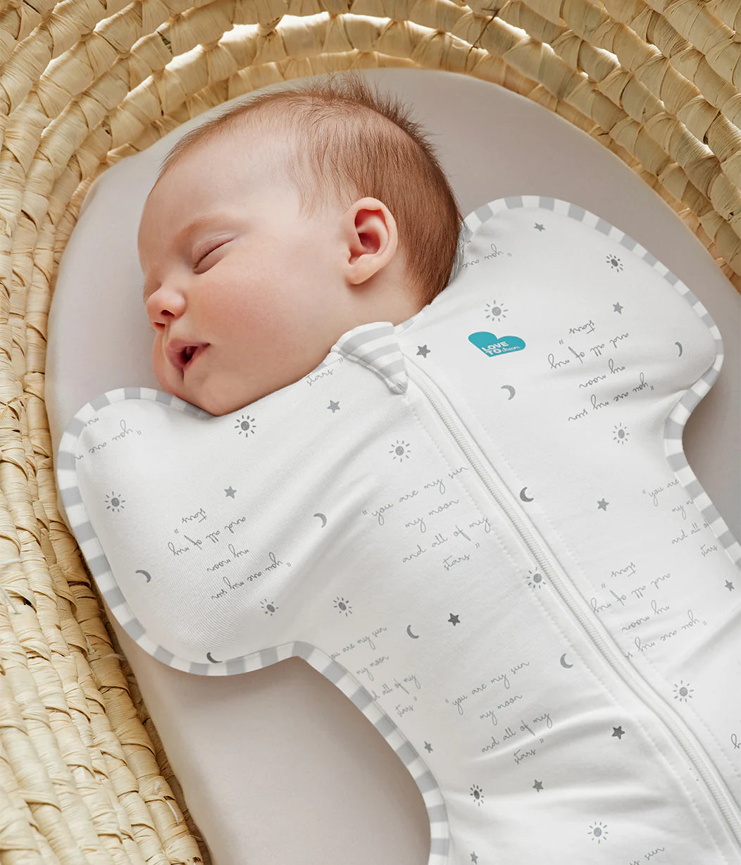 Love to Dream Swaddle Up™ Original Cotton 0.2 TOG - White Stars