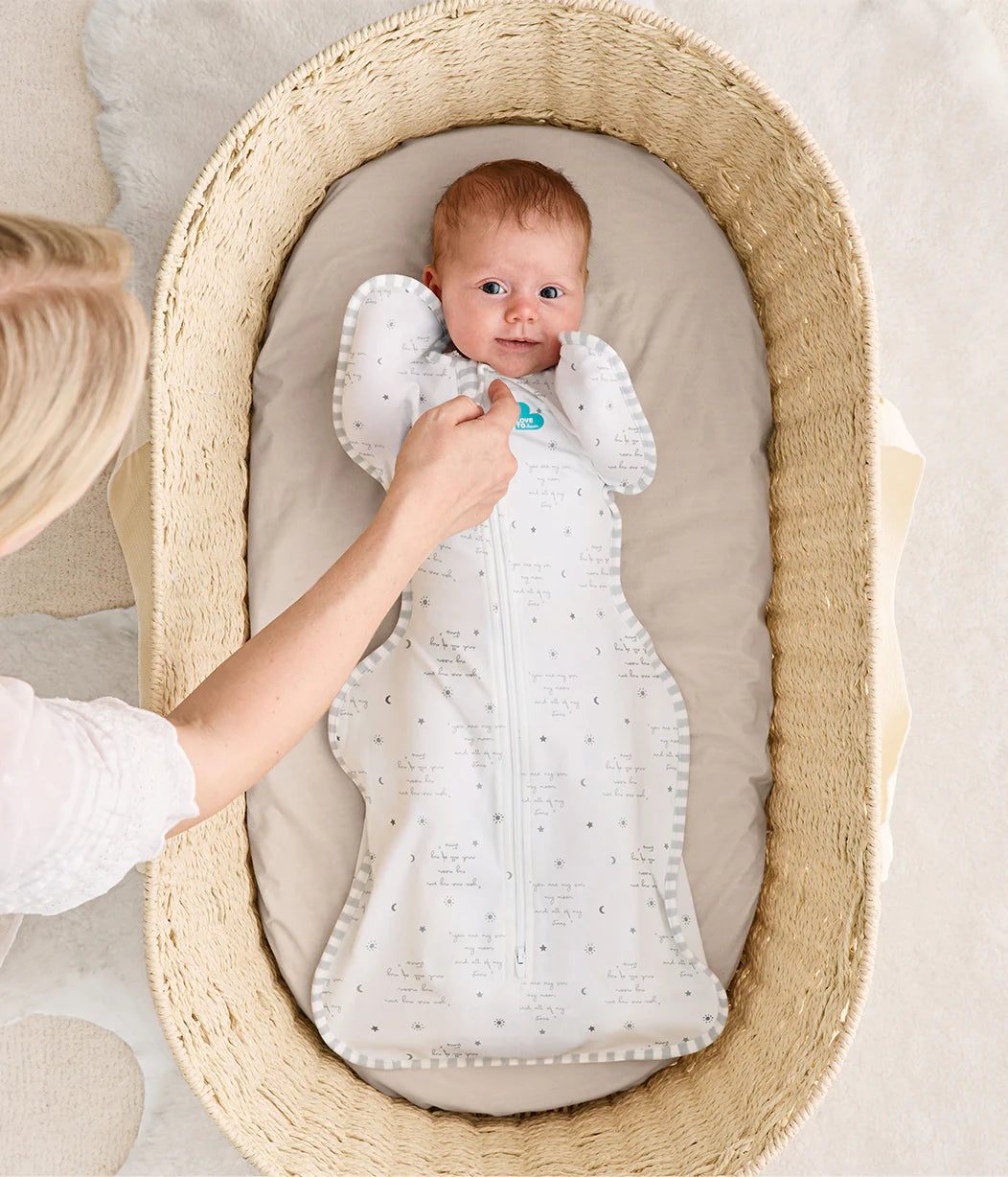 Love to Dream Swaddle Up™ Original Cotton 0.2 TOG - White Stars