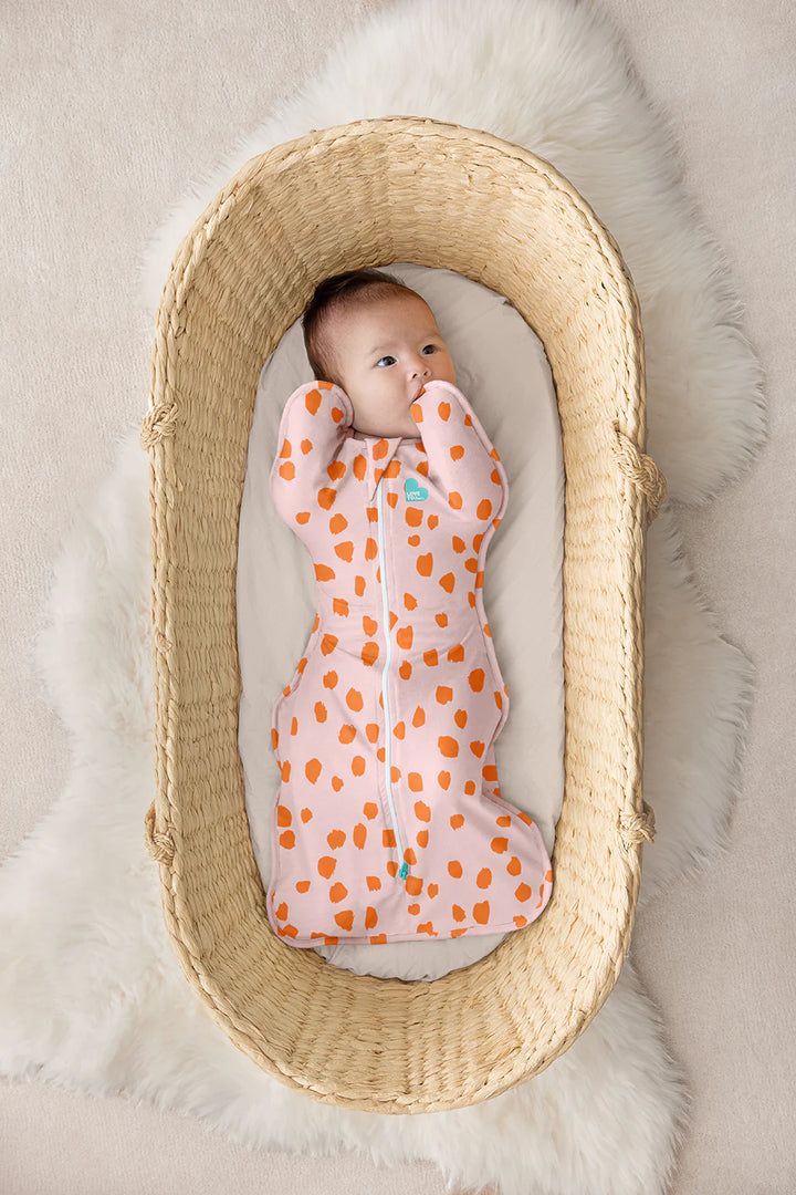 Love to Dream Swaddle Up™ Original Cotton 1.0 TOG - Light Pink Jumbo Animal