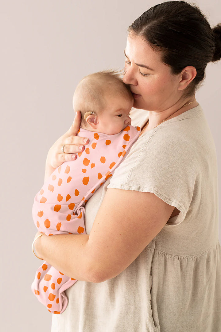 Love to Dream Swaddle Up™ Original Cotton 1.0 TOG - Light Pink Jumbo Animal
