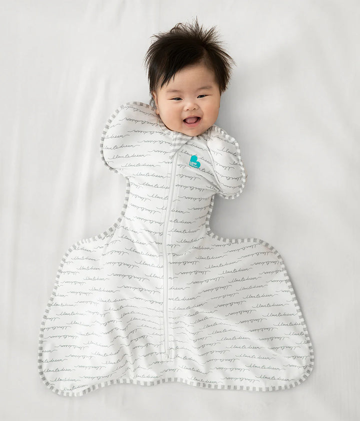 Love to Dream Swaddle Up™ Hip Harness 1.0 TOG - White Dreamer