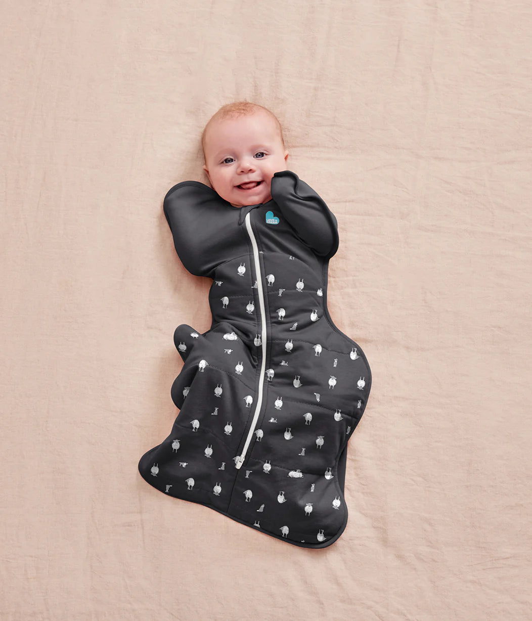 Love to Dream Swaddle Up™ Quilted Cotton & Merino Wool 2.5 TOG - Charcoal