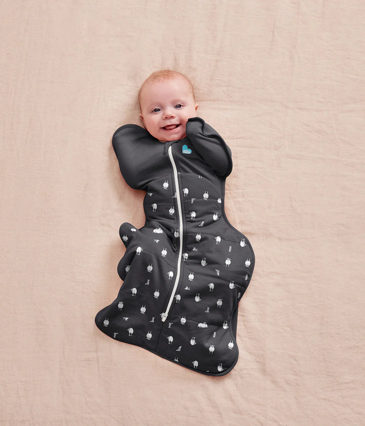 Love to Dream Swaddle Up™ Quilted Cotton & Merino Wool 2.5 TOG - Charcoal