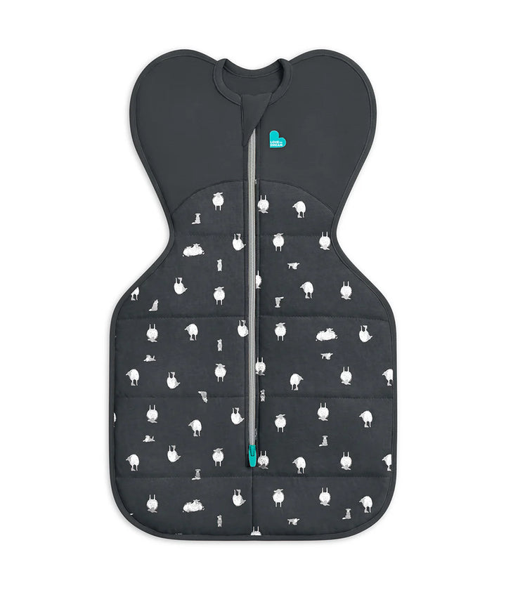 Love to Dream Swaddle Up™ Quilted Cotton & Merino Wool 2.5 TOG - Charcoal