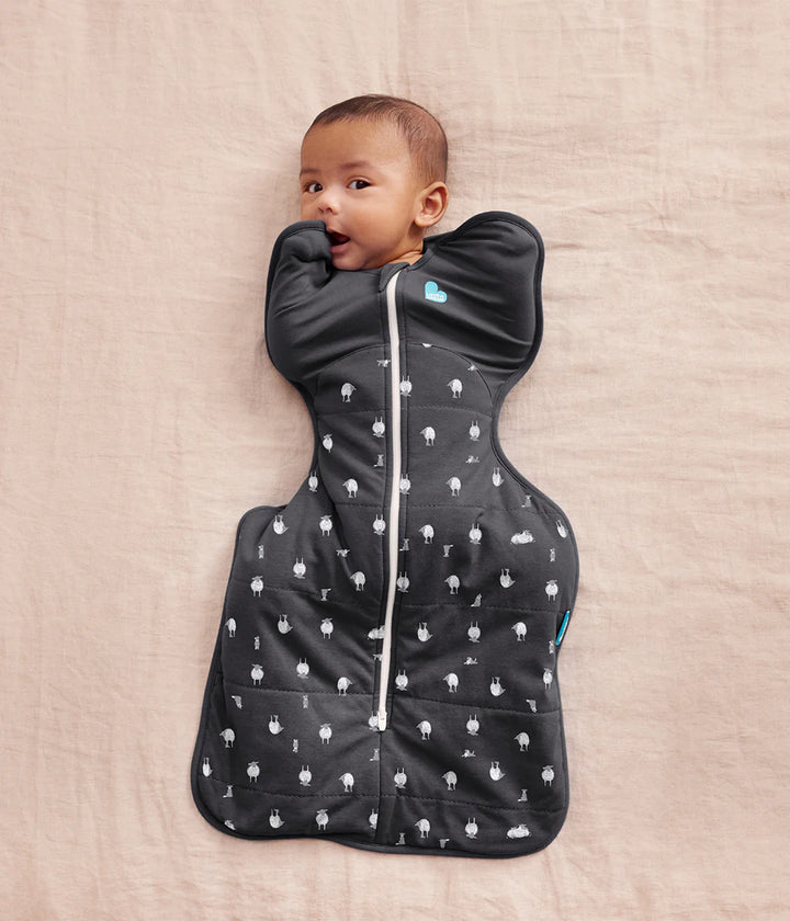 Love to Dream Swaddle Up™ Quilted Cotton & Merino Wool 2.5 TOG - Charcoal