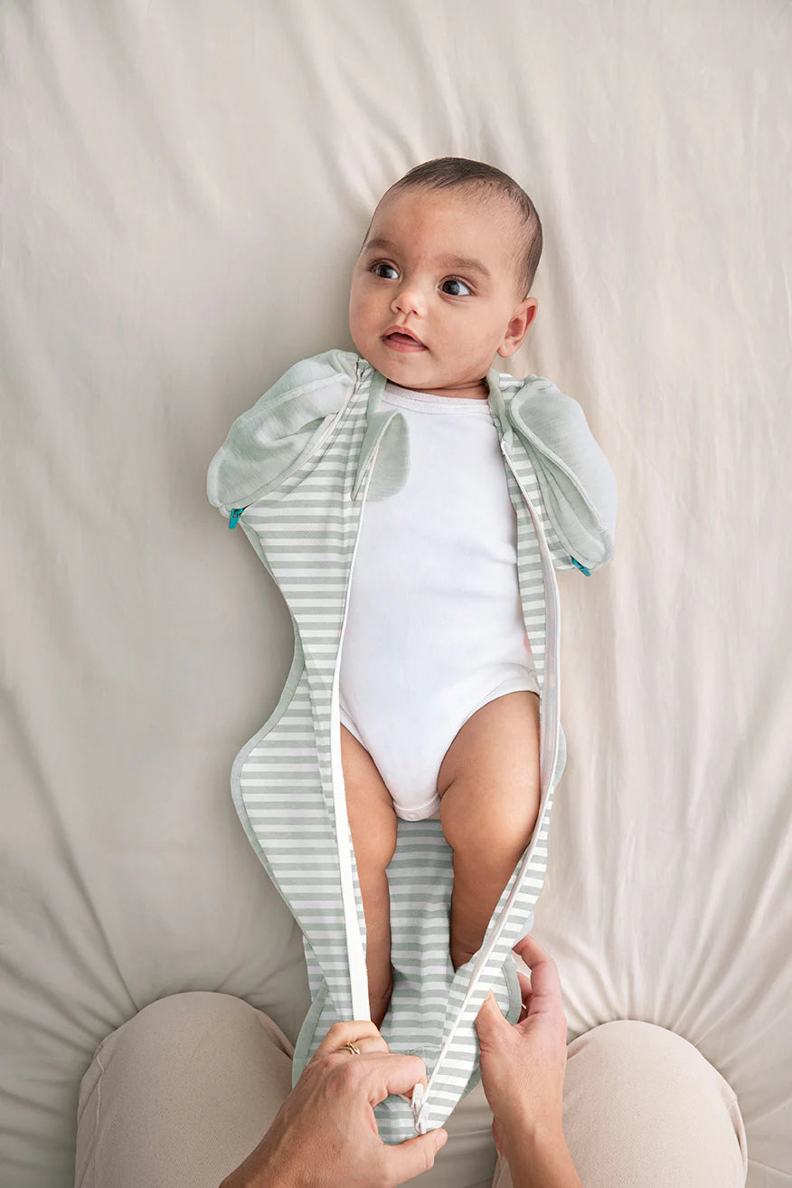 Love to Dream Swaddle Up™ Transition Bag 0.2 TOG - Olive Stripe