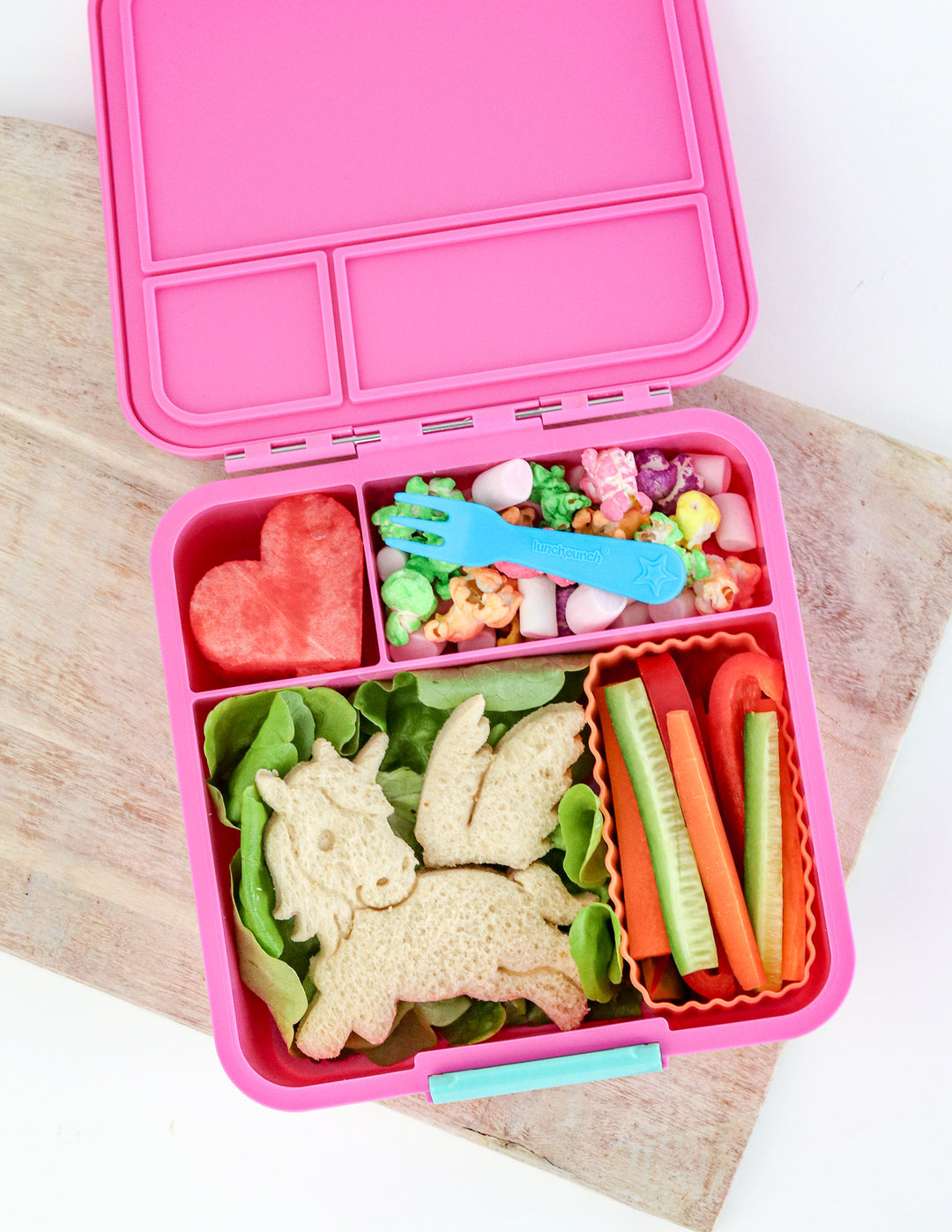 Montiico Bento Three Lunch Box - Unicorn Magic