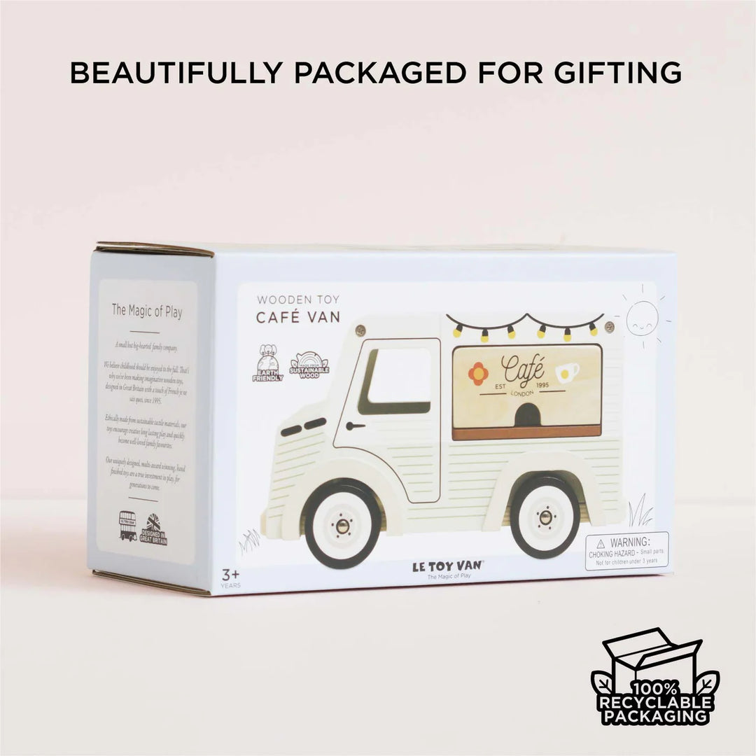 Le Toy Van Wooden Mobile Cafe Van