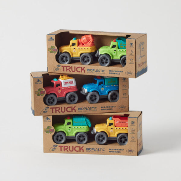 Bioplastic Utility Trucks 2 Pack - Assorted