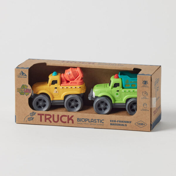 Bioplastic Utility Trucks 2 Pack - Assorted