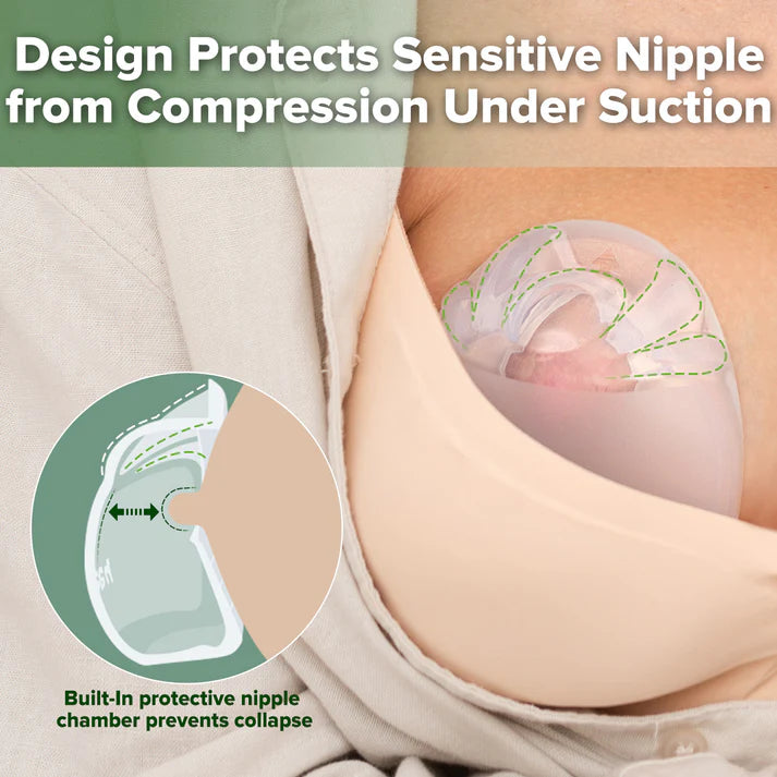 Haakaa Halo Silicone Breastmilk Collector 2 Pack (90ml)