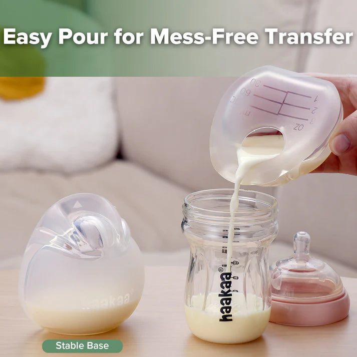 Haakaa Halo Silicone Breastmilk Collector 2 Pack (90ml)