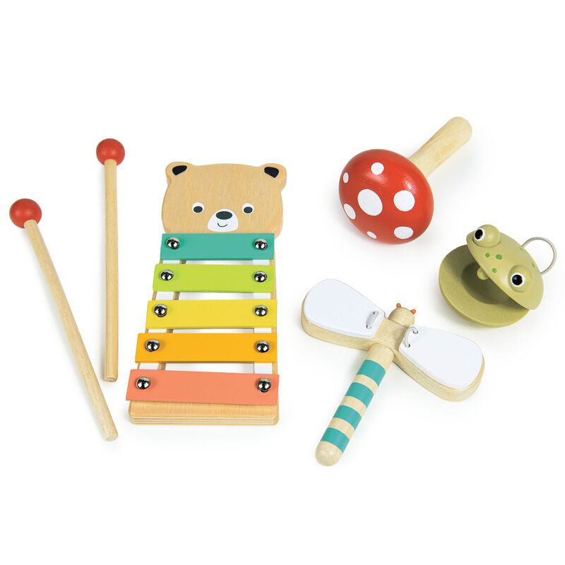 Mentari Wooden Woodland Music Play Set