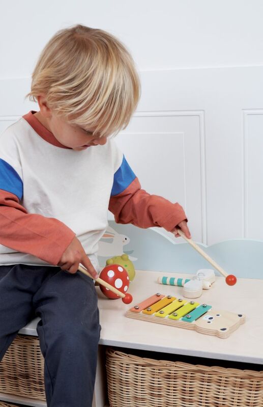 Mentari Wooden Woodland Music Play Set