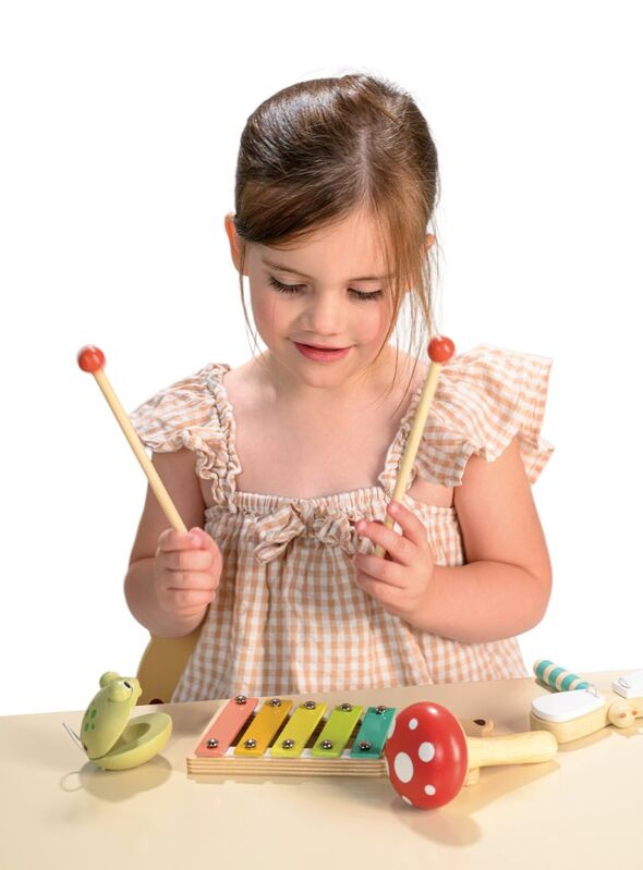 Mentari Wooden Woodland Music Play Set