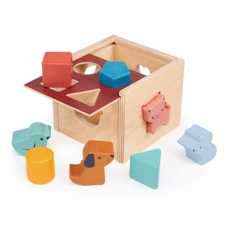 Wooden Bambino Shape Sorting Cube