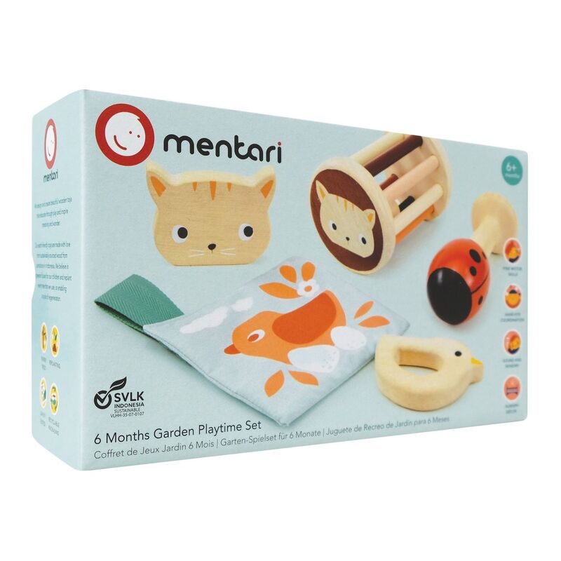 Mentari Wooden Garden Baby Playtime Set
