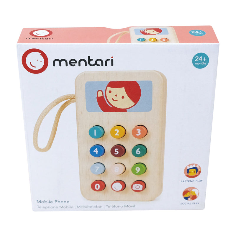 Wooden Toy Mobile Phone