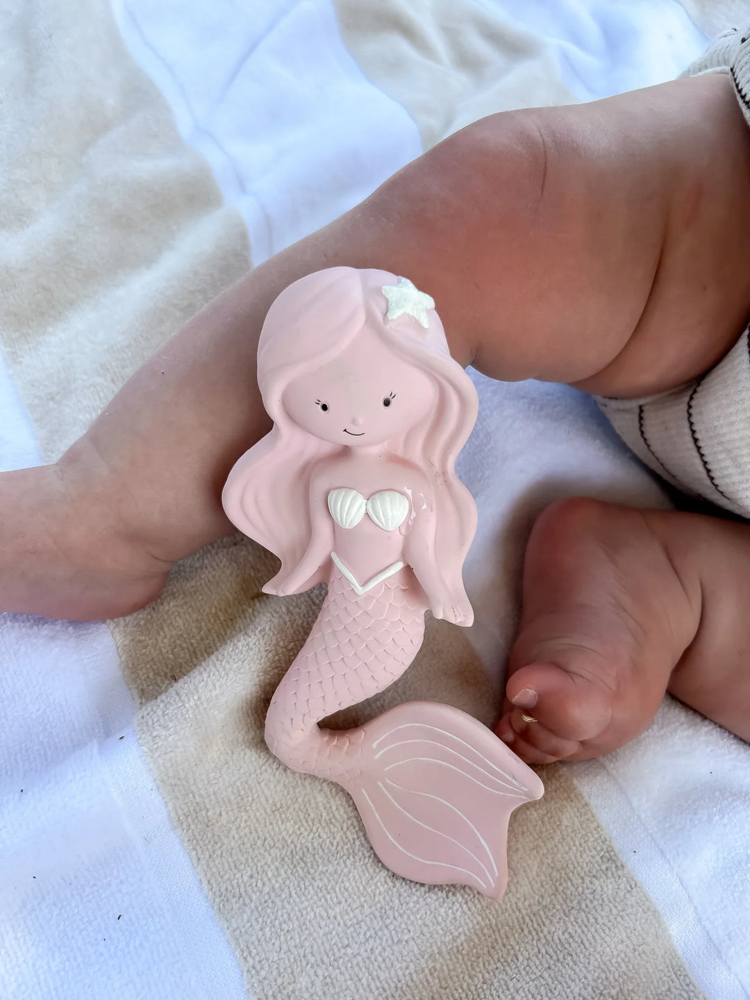 Maeve the Mermaid - Natural Rubber Teether