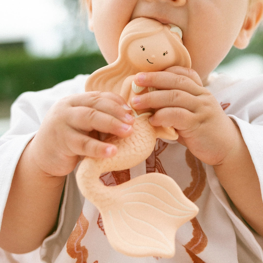 Maeve the Mermaid - Natural Rubber Teether