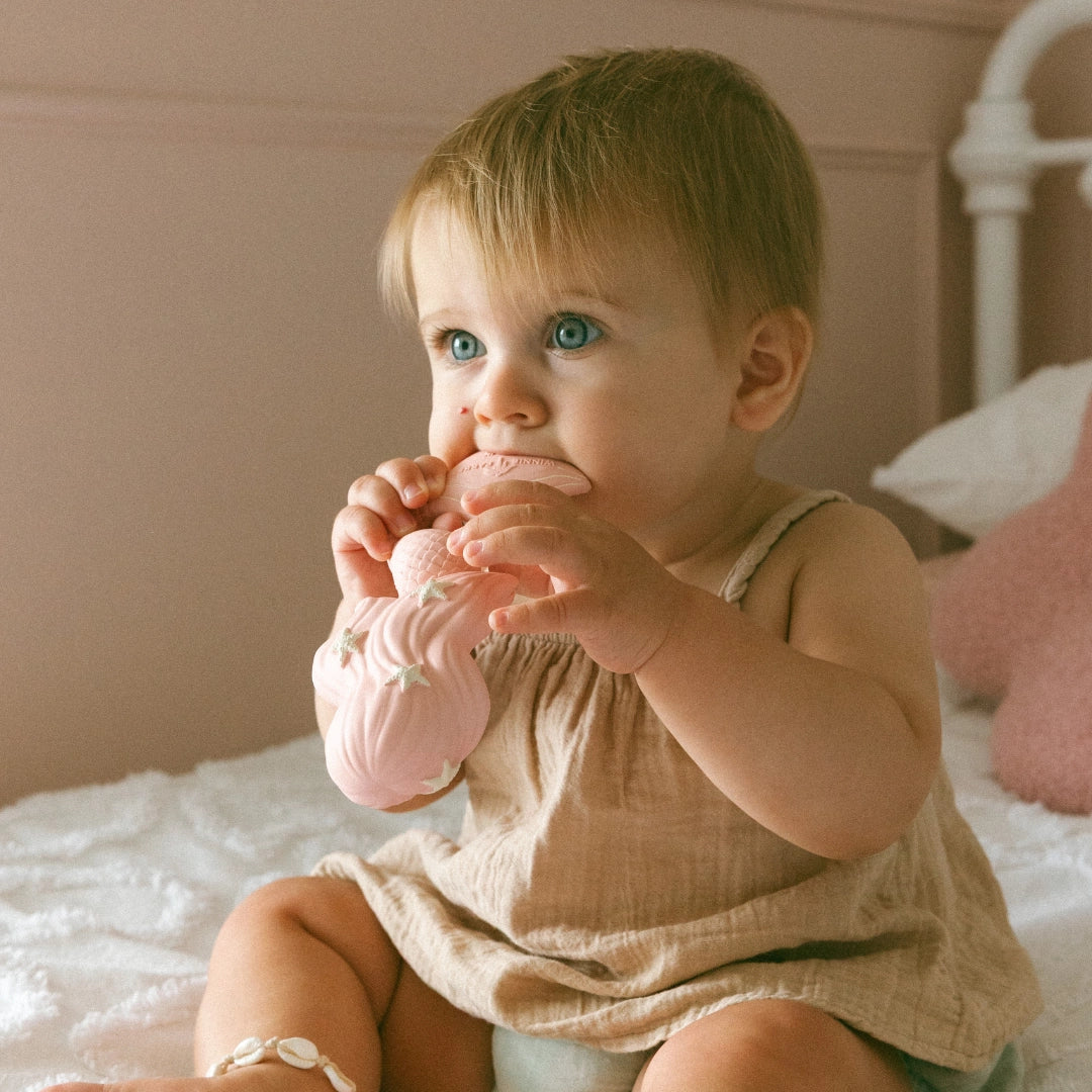 Maeve the Mermaid - Natural Rubber Teether