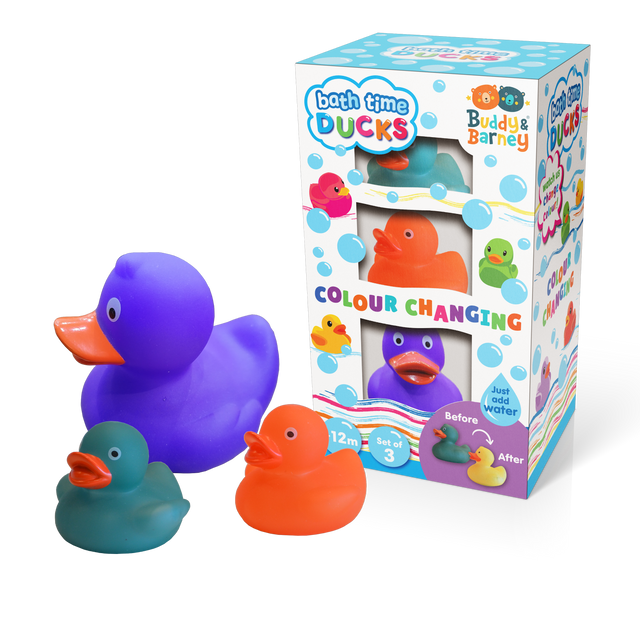 Magic Colour Changing Bath Ducks Set