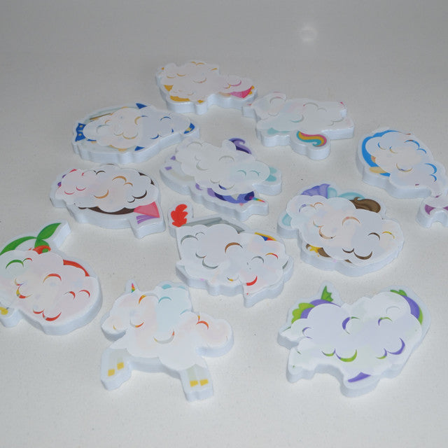 Magic Colour Changing Bath Stickers - Magical Creatures