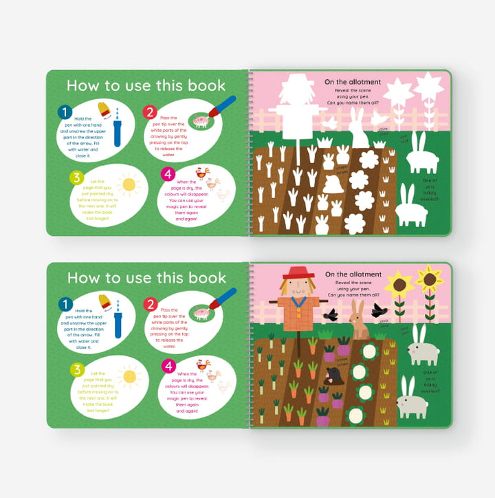 Magic Water Aquabooks - Farm Animals