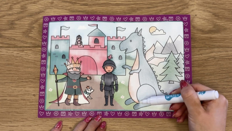 Magic Water Drawing Set - Fairytales