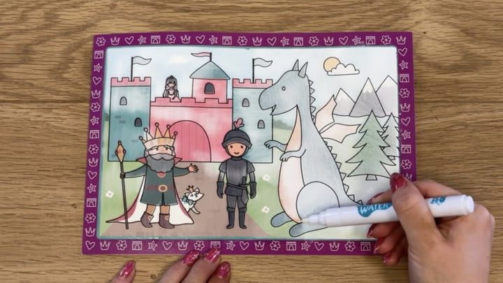 Magic Water Drawing Set - Fairytales