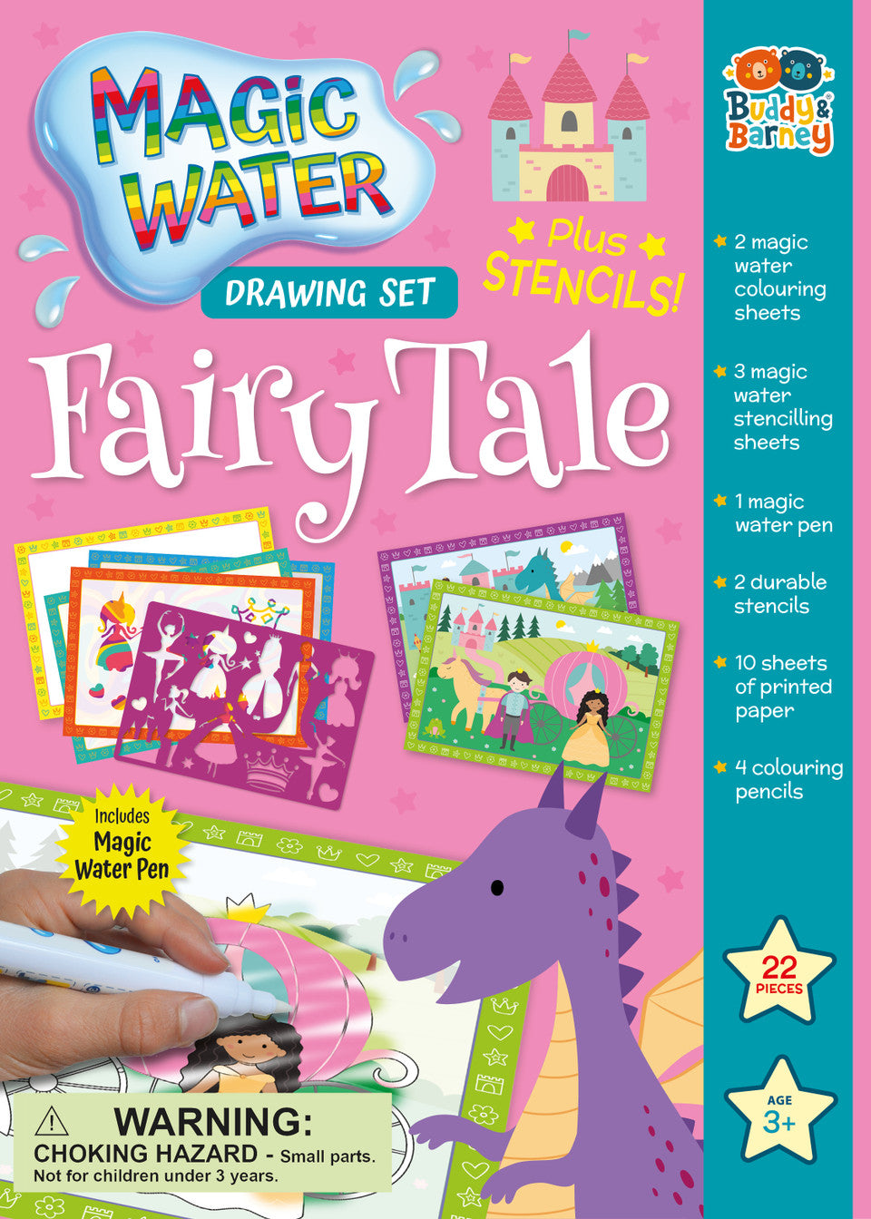 Magic Water Drawing Set - Fairytales