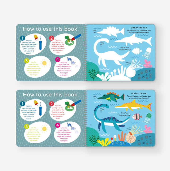 Magic Water Aquabooks - Dinosaurs