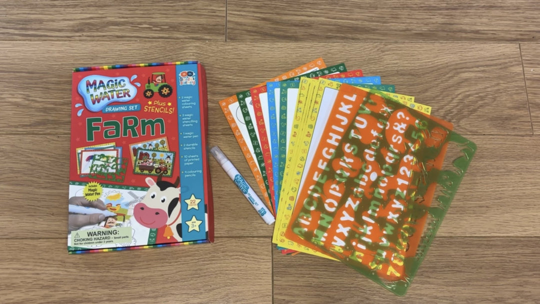 Magic Water Drawing Set - Farm