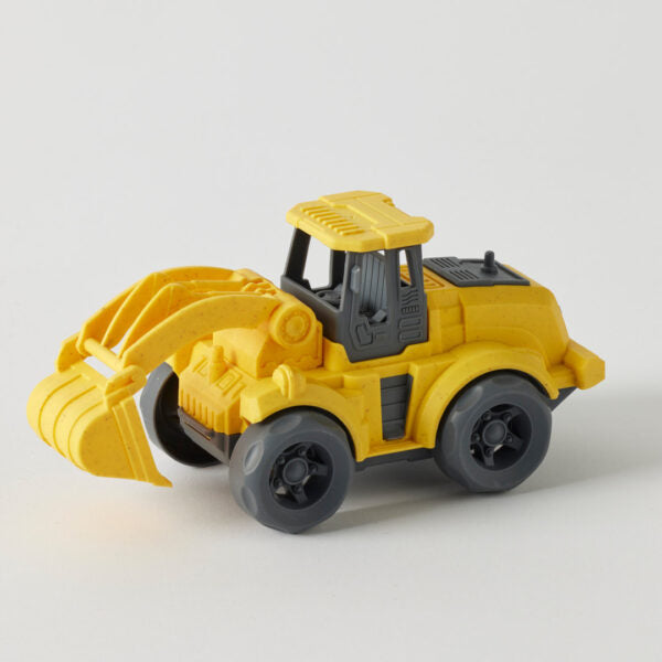 Medium Bioplastic Yellow Excavator Toy
