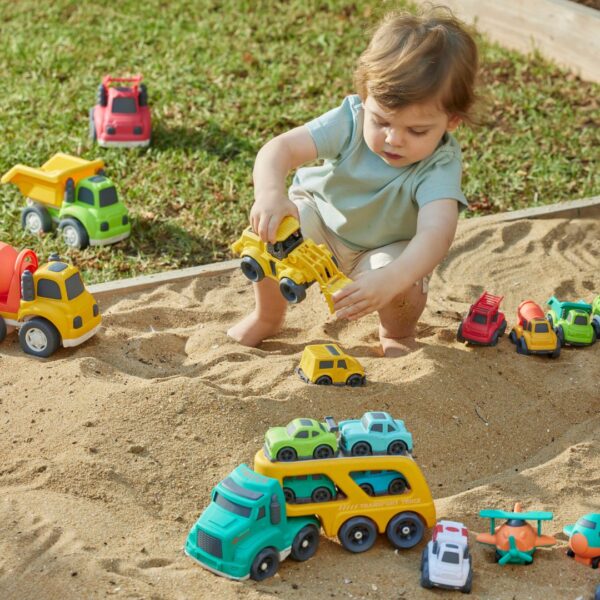 Medium Bioplastic Yellow Excavator Toy