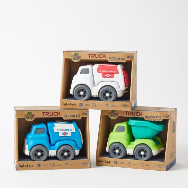 Medium Bioplastic Assorted Trucks